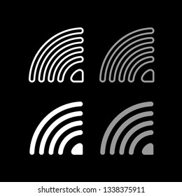 Wifi signal vector icon. EPS 10