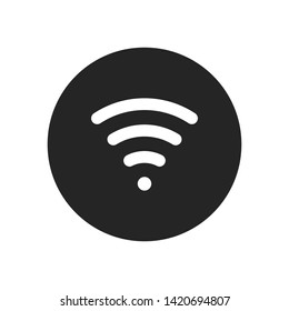 Wifi signal vector icon in modern design style for web site and mobile app