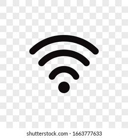 Wifi signal vector icon in modern design style for web site and mobile app