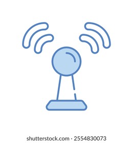 Wi-Fi Signal vector icon stock illustration