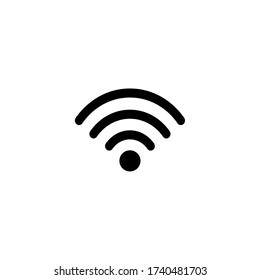 wifi signal vector icon, wireless symbol