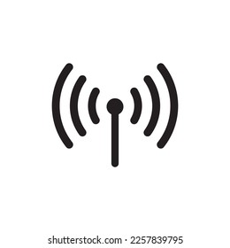 Wifi signal vector icon, wireless internet connection flat sign design. Wi-fi isolated symbol pictogram