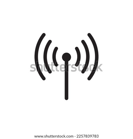 Wifi signal vector icon, wireless internet connection flat sign design. Wi-fi isolated symbol pictogram