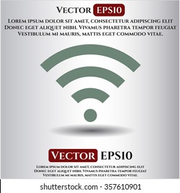 Wifi signal vector symbol