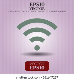 Wifi signal vector symbol