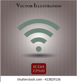 Wifi signal vector symbol