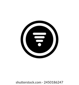 Symbol für die Vektorgrafik des WiFi-Signals