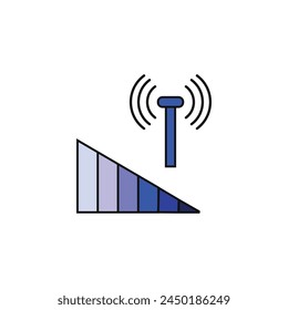 icono tipo de Vector de señal wifi