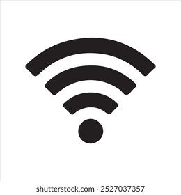 WiFi Signal Wave Connection Network Web Technology Internet Vector Illustration