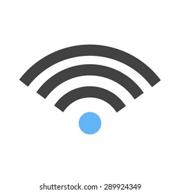Wifi, signal, wireless icon vector image. Can also be used for mobile apps, phone tab bar and settings. Suitable for use on web apps, mobile apps and print media