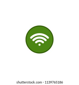 Wifi signal, wireless vector icon