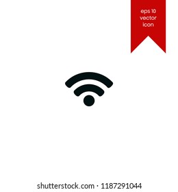 Wifi signal, wireless vector icon