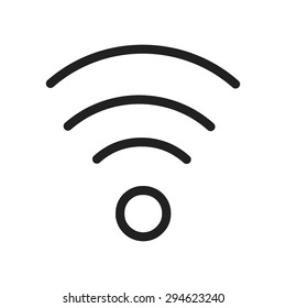 Wifi, signals, connection icon vector image. Can also be used for phone and communication. Suitable for use on web apps, mobile apps and print media.