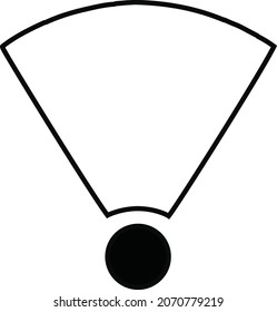 wifi simple icon flat style