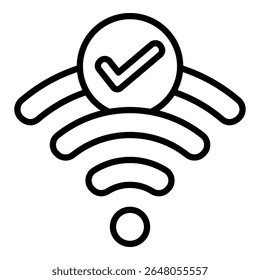 Icône d'Image vectorielle simple Wifi Collection
