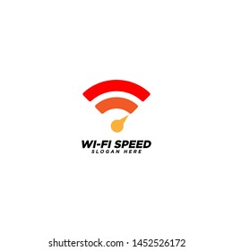 Wifi Speed Logo Design Template