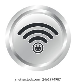 Wifi status icon Vector illustration