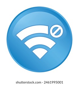 Wifi status icon Vector illustration