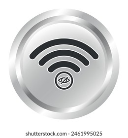 Wifi status icon Vector illustration