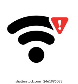 Wifi status icon Vector illustration