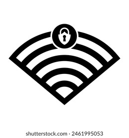 WiFi-Status-Symbol Vektorillustration