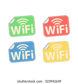 WiFi stickers