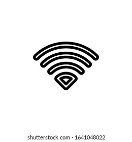 wifi symbol. flat wireless wifi icon vector - High Quality
