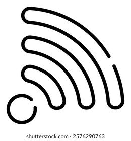 Wi-Fi Symbol Icon Element For Design