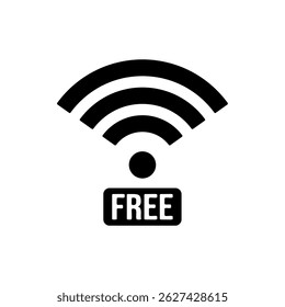 ícone do símbolo wi-fi, vetor moderno isolado no fundo branco.