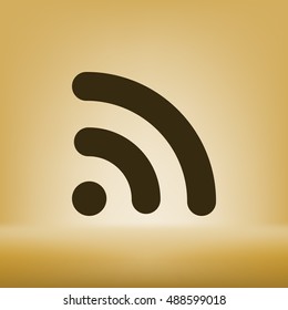 Wi-Fi symbol icon. Vector illustration
