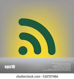 Wi-Fi symbol icon. Vector illustration
