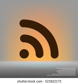 Wi-Fi symbol icon. Vector illustration