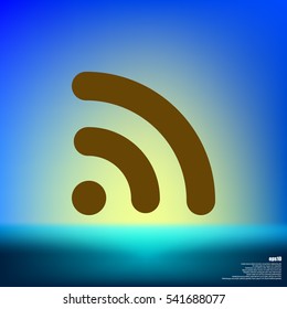 Wi-Fi symbol icon. Vector illustration