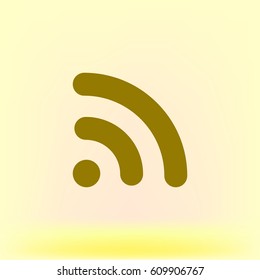 Wi-Fi symbol icon. Vector illustration