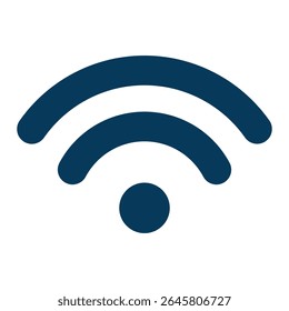 wifi symbol logo with clear lines , logo design inspirations.