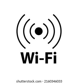 símbolo wifi. sobre fondo blanco