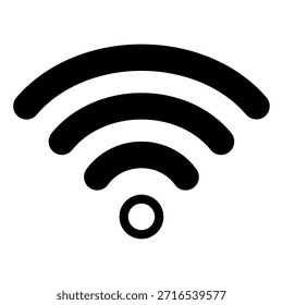 Um símbolo de WiFi que representa a conectividade no trabalho remoto.