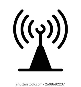 A Wifi symbol representing internet connectivity or signals