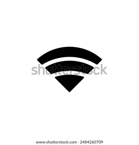 Wifi symbol vector icon. Internet icon.