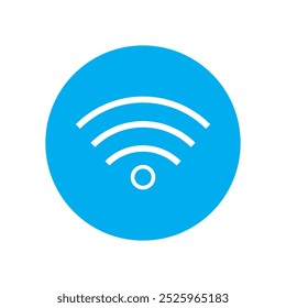 Wifi symbol vector icon wireless internet signal. Wifi web mobile phone icon sign digital network communication