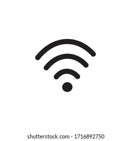 Wifi symbol. Vector wireless network icon