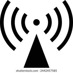 Símbolo Wi-fi Internet inalámbrico Vector