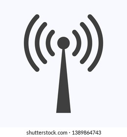 Wifi technology icon on white background, free internet zone