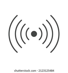 Wifi Tethering Symbol Vektorbild. Kann auch für körperliche Fitness eingesetzt werden. Geeignet für mobile Apps, Web-Apps und Printmedien.