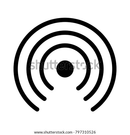 Wifi tethering symbol
