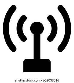 Wifi Tower Glyph Vector Icon