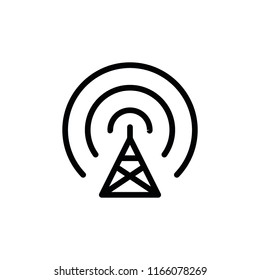 Wifi tower vector icon