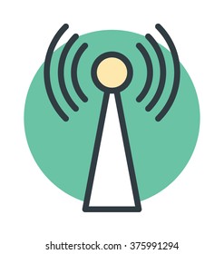 Wifi Tower Vector Icon