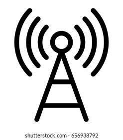 Wifi Tower Vector Icon