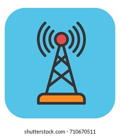 Wifi Tower Vector Icon